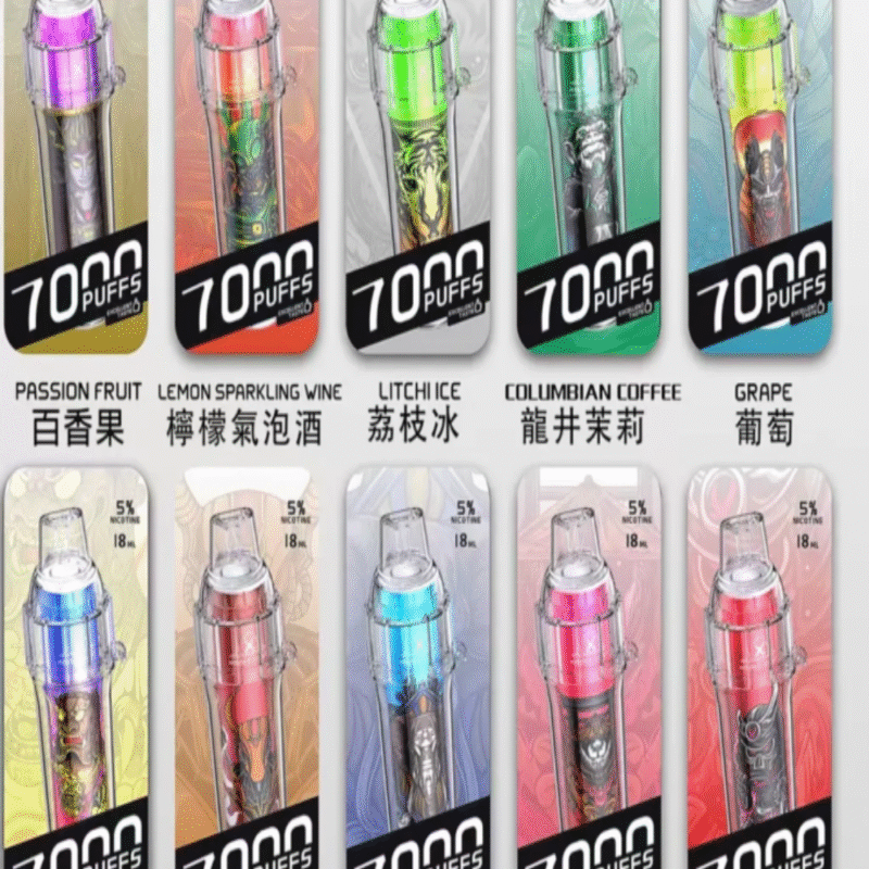 HEBAT五代拋棄式❤️‍7000口可充電🔋❤️‍喜貝神舟喜貝BOOM上市