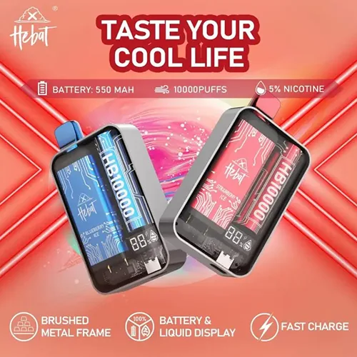 獨家新品🔥HEBAT六代拋棄式10000口❤️‍可充電🔋極致體驗